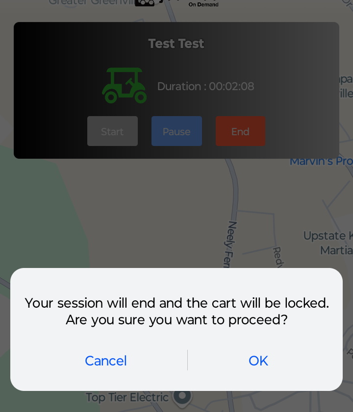 Step 8: End Confirmation